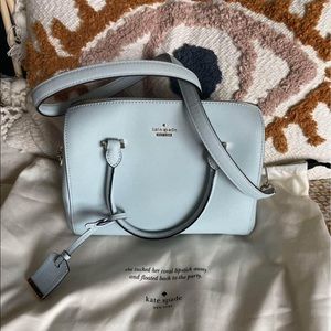Kate Spade baby blue cross body/handbag